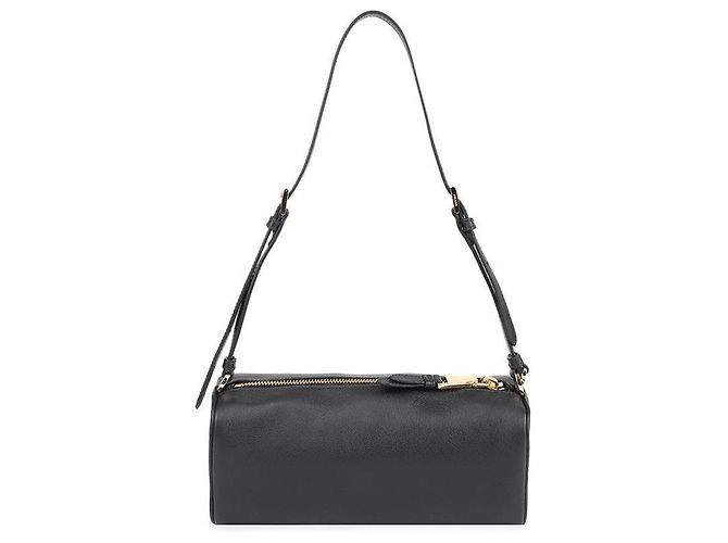 Prada Bolso de hombro de cuero suave para mujer con logo triangular - vista 5