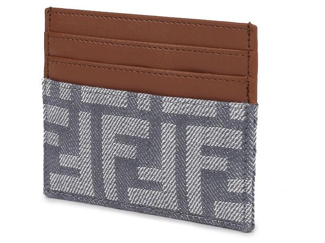 Fendi Tarjetero Baguette Azul - vista 4