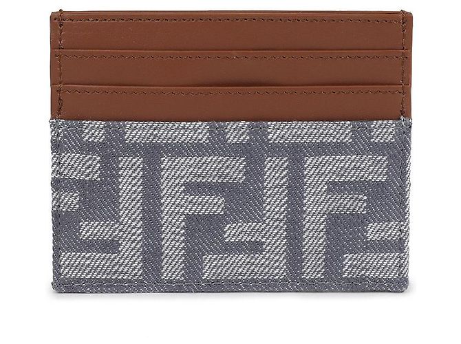 Fendi Tarjetero Baguette Azul - vista 5