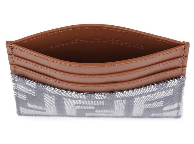 Fendi Tarjetero Baguette Azul - vista 7