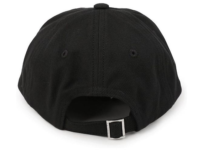 Jacquemus Cappellino da baseball con frange Nero - vista 6