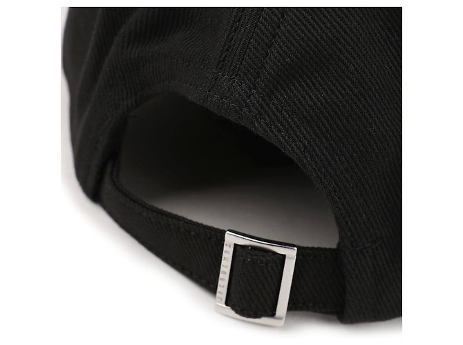 Jacquemus Cappellino da baseball con frange Nero - vista 7