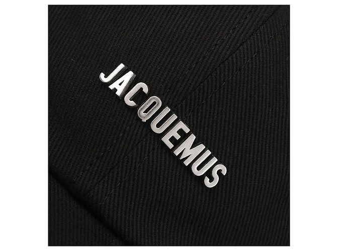 Jacquemus Cappellino da baseball con frange Nero - vista 9