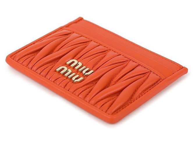 Miu Miu Kartenhalter aus Nappa-Leder - Ansicht 6