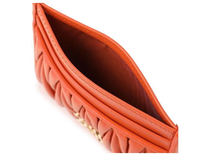 Miu Miu Kartenhalter aus Nappa-Leder - Ansicht 8
