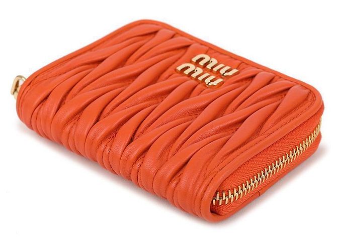 Miu Miu Münzgeldbörse aus Lammleder - Ansicht 6