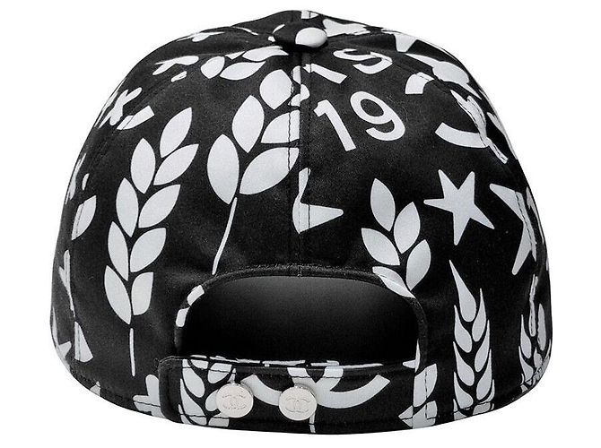 Chanel Cappellino con Logo Nero - vista 3