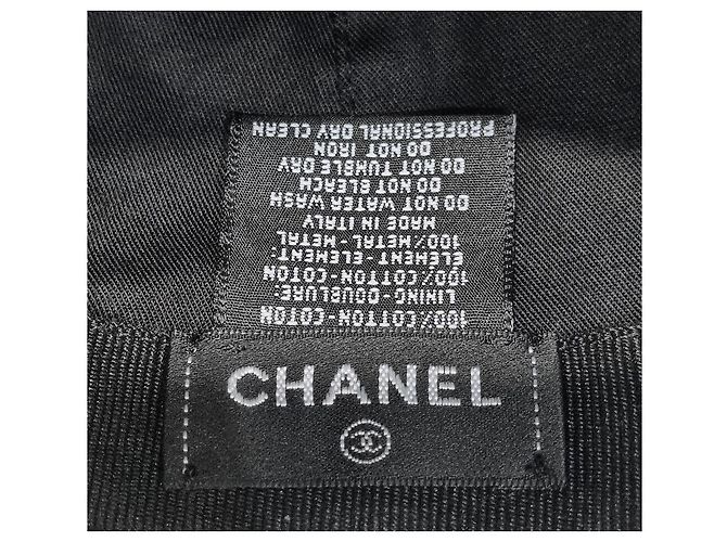 Chanel Cappellino con Logo Nero - vista 5