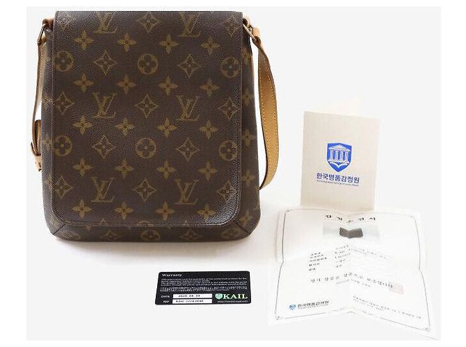 Louis Vuitton Borsa a Spalla Monogram Musette Salsa Marrone - vista 8