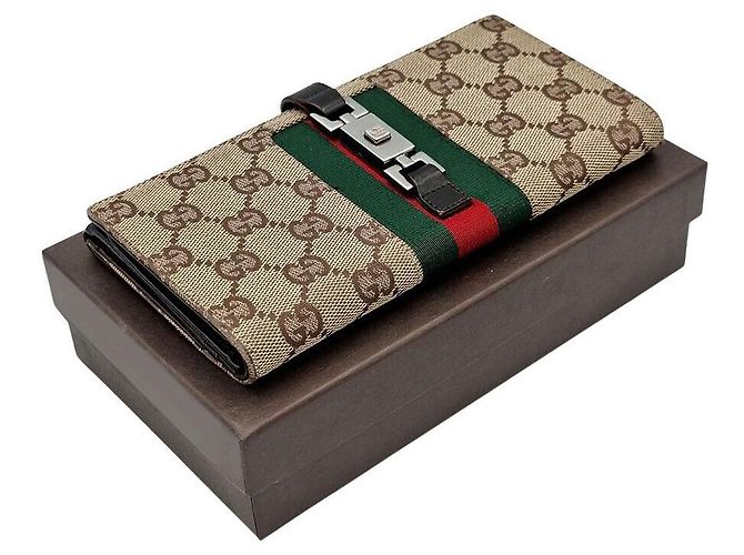 Jackie Gucci Cartera Larga Jacquard Jacky Castaño - view 6