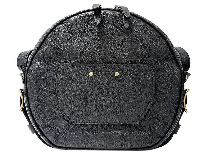 Louis Vuitton Borsa a tracolla in pelle Éprouvette Monogram Nero - vista 3