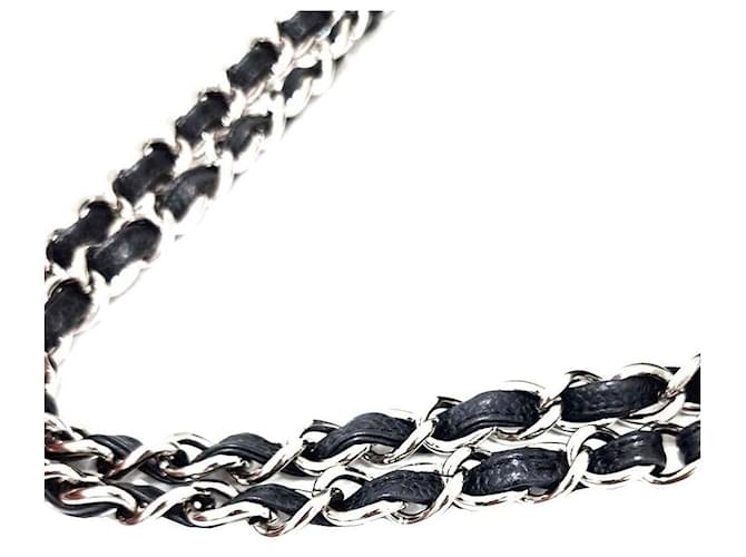 Chanel Borsa con patta in caviar Nero - vista 5