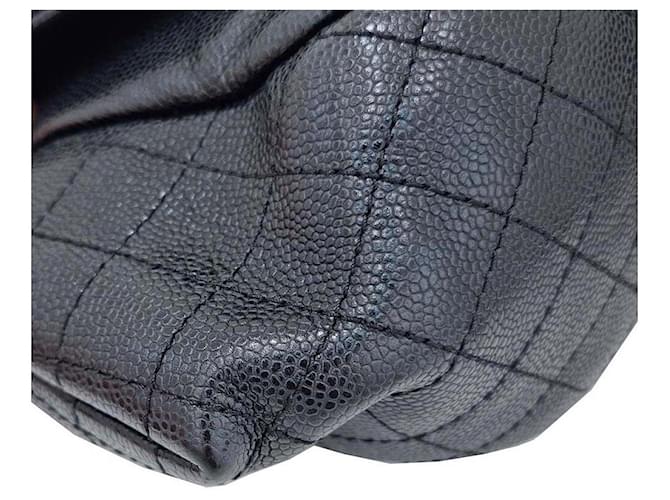 Chanel Borsa con patta in caviar Nero - vista 7