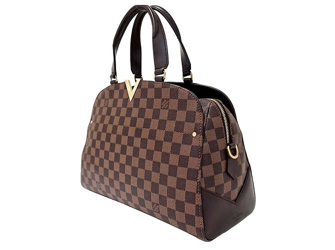 Louis Vuitton Bowling Damier Kensington Marrone - vista 2