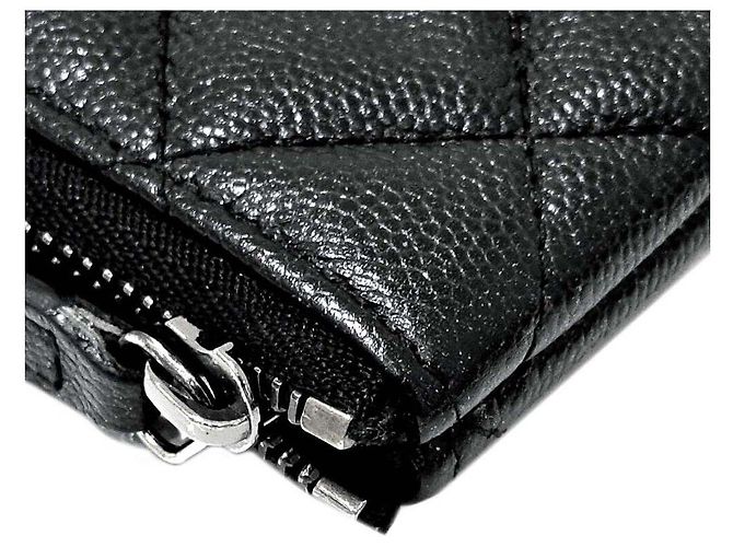 Chanel Clutch Caviar Nuova Media Nero - vista 4