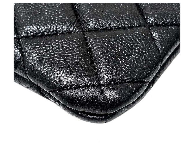 Chanel Clutch Caviar Nuova Media Nero - vista 5
