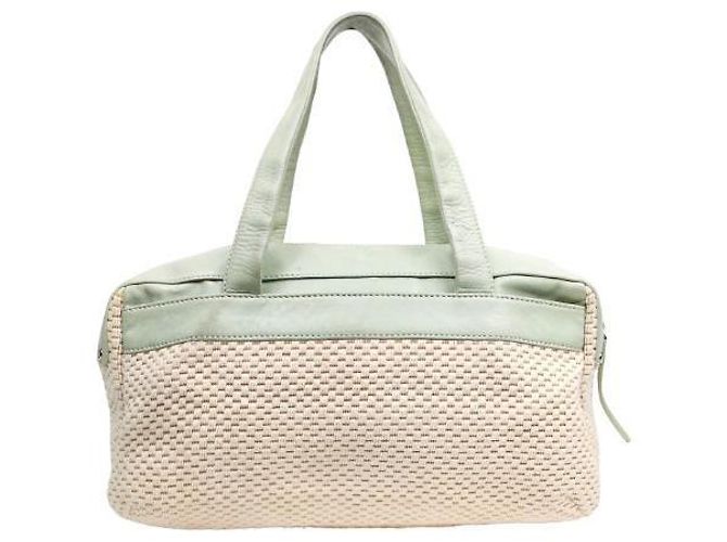 Chanel Borsa a spalla con logo menta - vista 3