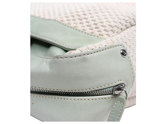 Chanel Borsa a spalla con logo menta - vista 7