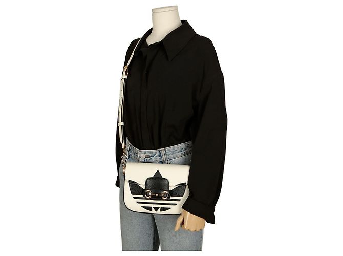 Gucci Borsa a tracolla mini Horsebit Adidas - vista 13