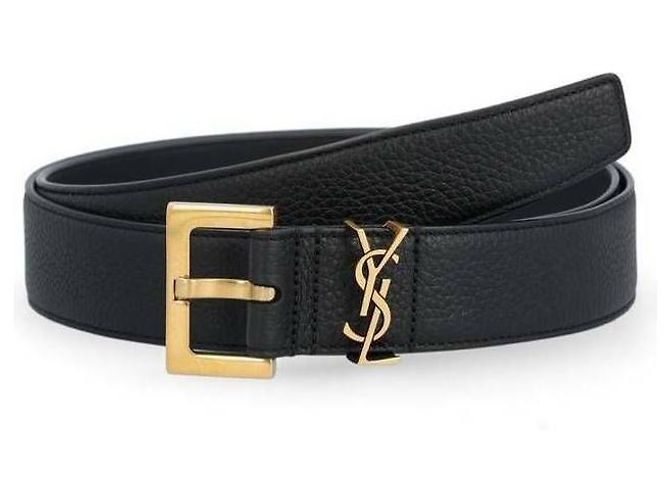 Saint Laurent Monogram Square Buckle Belt - view 4