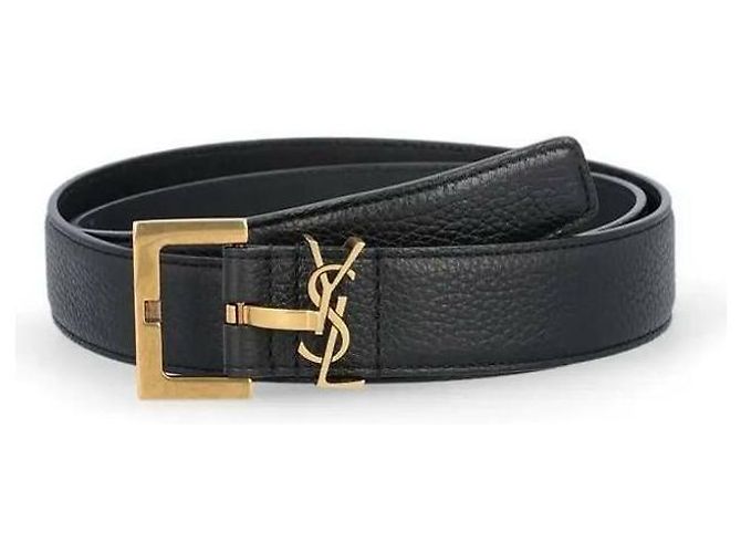Saint Laurent Monogram Square Buckle Belt - view 5