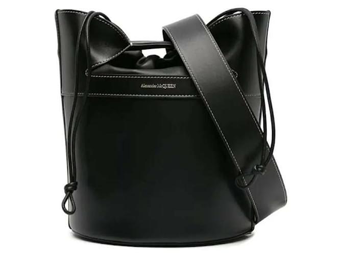 Alexander Mcqueen Borsa a secchiello in pelle Nero - vista 4
