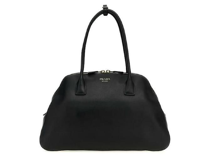 Prada Grande borsa tote Nero - vista 4