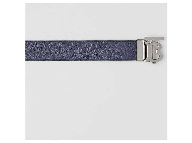 Burberry Cintura in pelle con motivo monogramma reversibile - view 10
