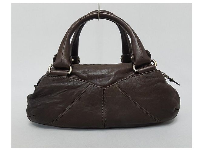 Salvatore Ferragamo Braune Leder-Tote - Ansicht 3