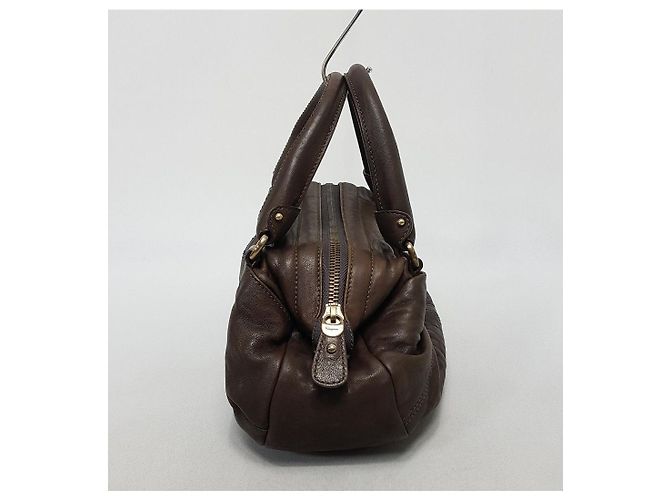 Salvatore Ferragamo Braune Leder-Tote - Ansicht 5