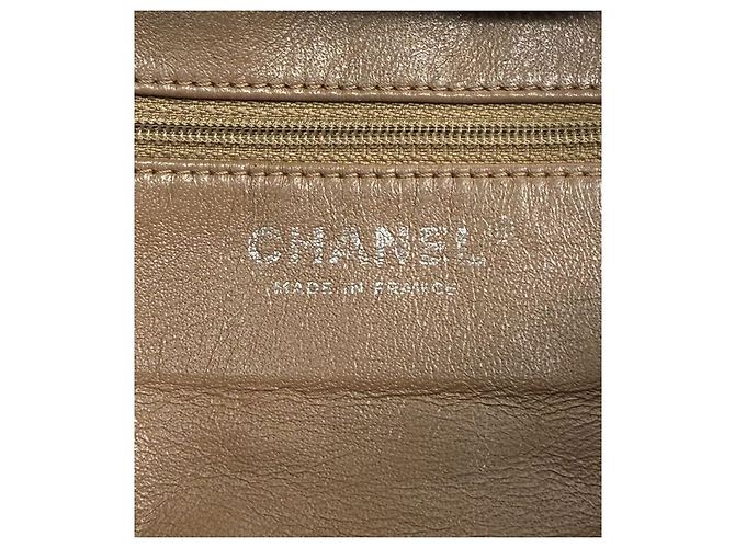Chanel Borsa a spalla Big CC in caviar beige - vista 10