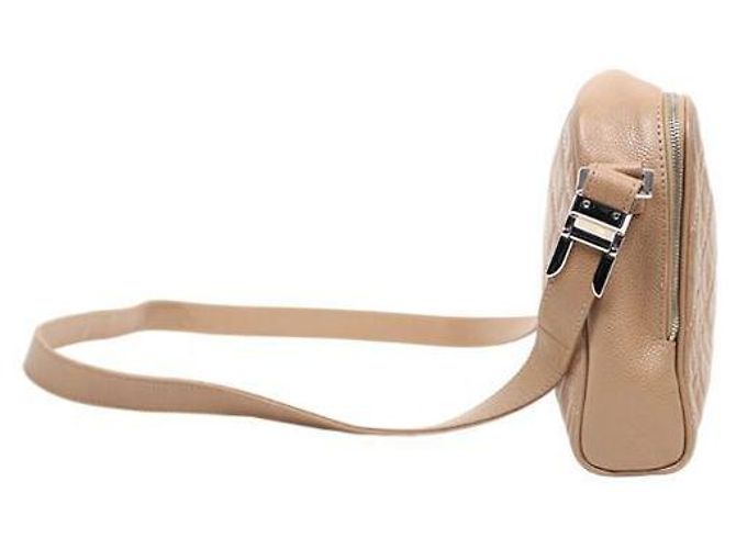 Chanel Borsa a spalla Big CC in caviar beige - vista 2