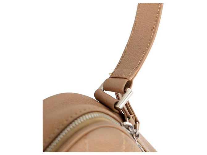 Chanel Borsa a spalla Big CC in caviar beige - vista 7