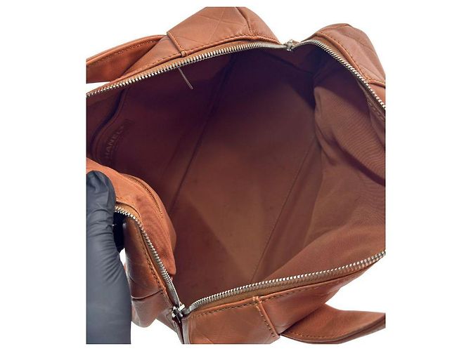 Chanel Grande borsa tote CC marrone - vista 11