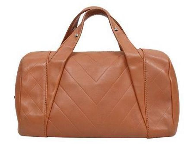 Chanel Grande borsa tote CC marrone - vista 3