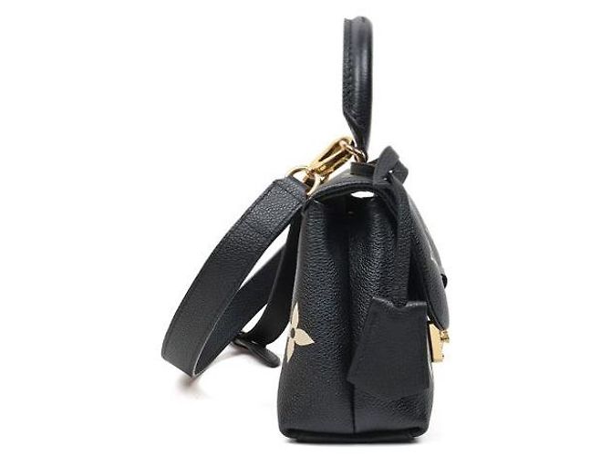 Louis Vuitton Borsa Tote Madeleinne in Monogram Empreinte Nero - vista 2