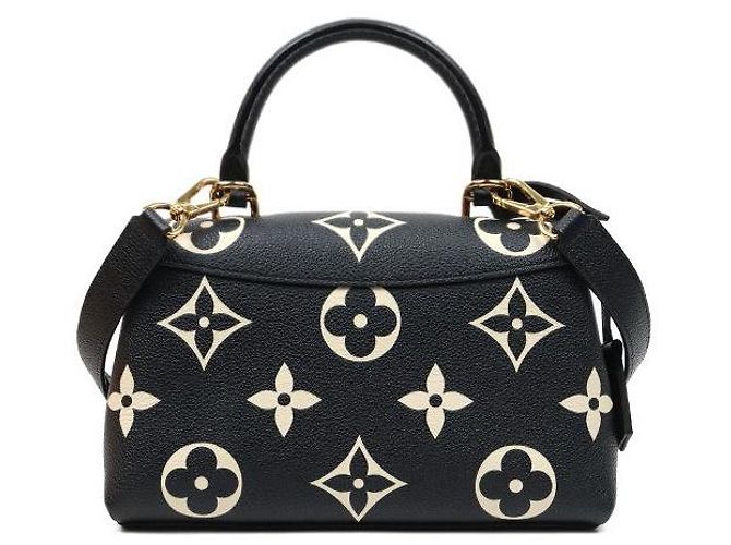 Louis Vuitton Borsa Tote Madeleinne in Monogram Empreinte Nero - vista 3