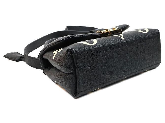Louis Vuitton Borsa Tote Madeleinne in Monogram Empreinte Nero - vista 5