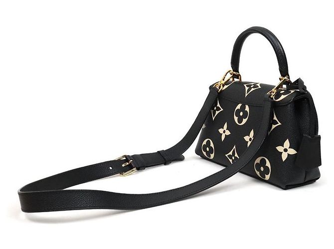 Louis Vuitton Borsa Tote Madeleinne in Monogram Empreinte Nero - vista 9
