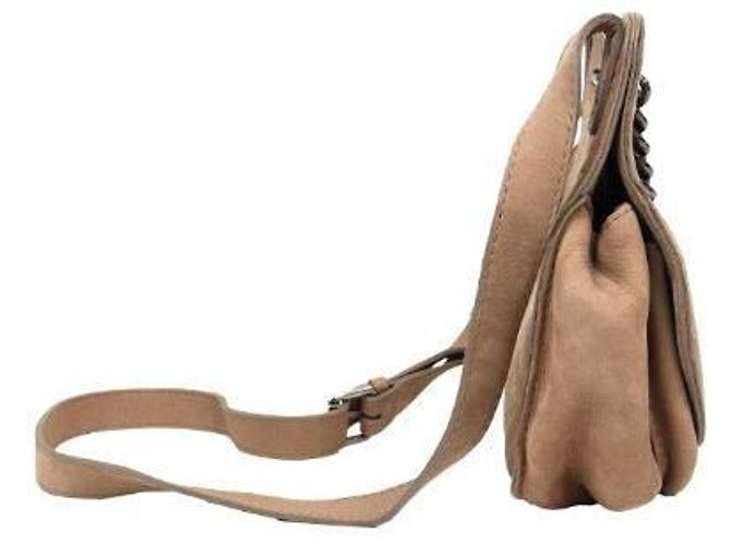 Chanel Brown Suede Chain Shoulder Bag - view 2