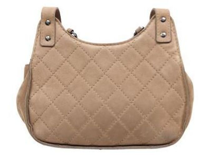 Chanel Brown Suede Chain Shoulder Bag - view 3