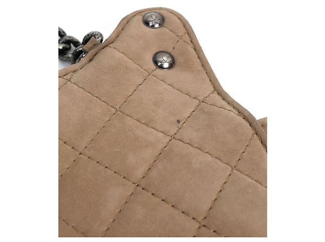 Chanel Brown Suede Chain Shoulder Bag - view 9
