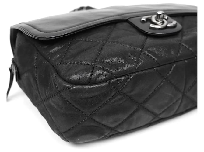 Chanel Borsa a spalla con catena nera Nero - vista 8
