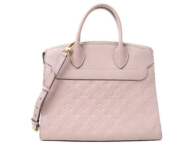 Louis Vuitton Borsa Tote Pont Neuf Monogram Empreinte Rosa - vista 3