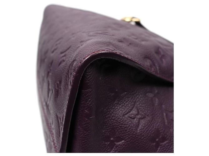 Louis Vuitton Borsa a Spalla Lumineuse PM in Pelle Empreinte Viola Porpora - vista 9