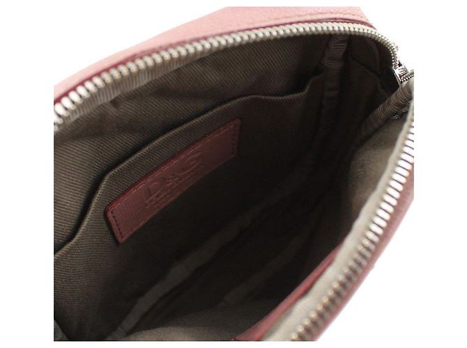 Dolce & Gabbana Mini bolsa cruzada quadrada em couro acolchoado rosa claro com detalhes em prata - vista 5