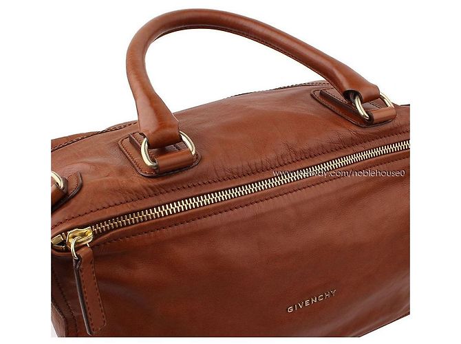 Givenchy Borsa grande a spalla e crossbody Pandora marrone scuro - vista 7