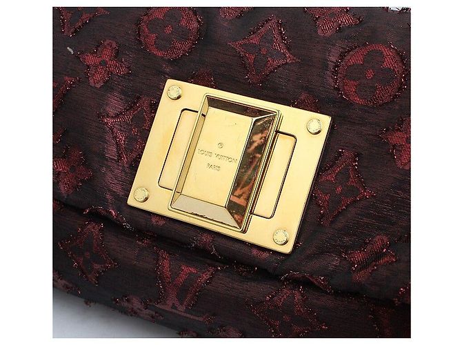 Louis Vuitton Clutch in seta placcata in oro con monogramma Altaire D'oro - vista 5