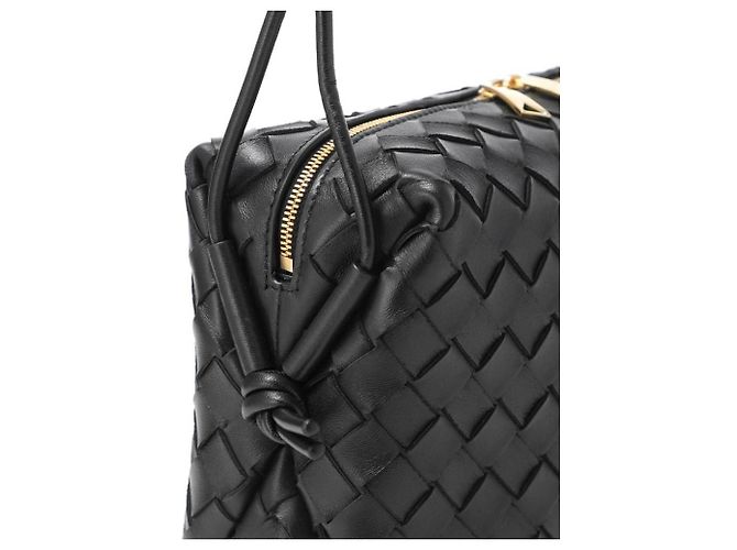 Borsa a tracolla Small Loop di Bottega Veneta Nero - vista 16