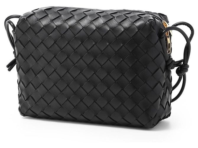 Borsa a tracolla Small Loop di Bottega Veneta Nero - vista 4